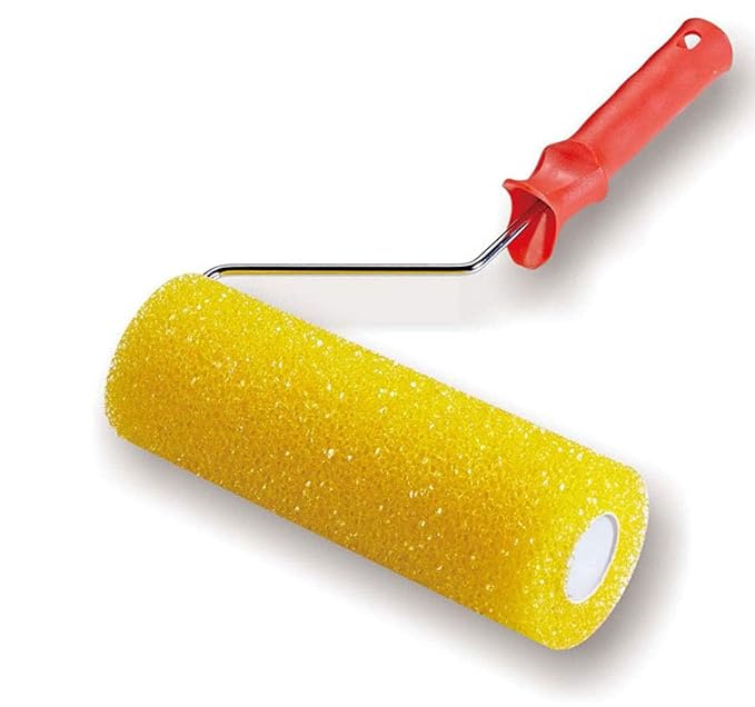 TIA Texture Roller Honey Comb (9") for Water-Proofing and Texture Painting 23 cm Roller Length, Red Handle