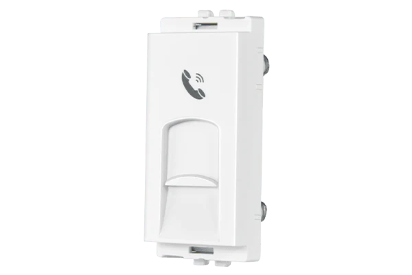 STELLA RJ11 TELEPHONE SOCKET WITH SHUTTER