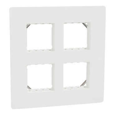 Miluz Zeta 8MD Square Plate White