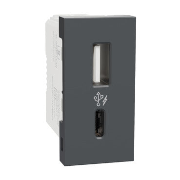 Miluz Zeta USB A+C type 2.4A 12W (1M)