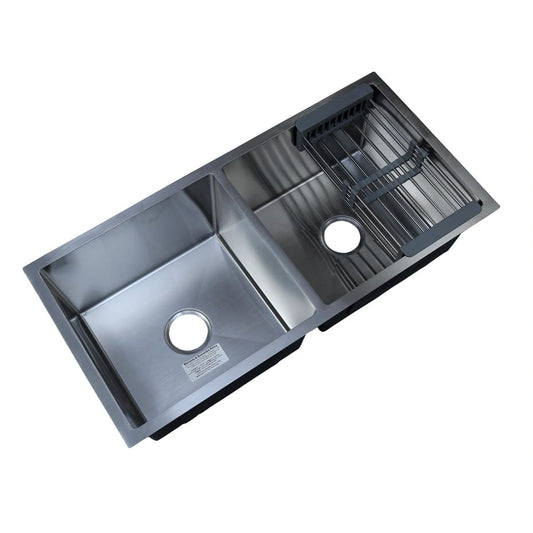 ELIPSE KITCHEN SINK 37X18X9 HAND-MADE