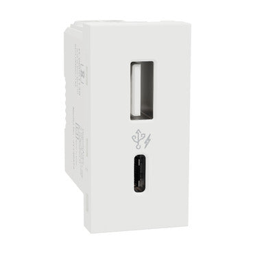 Miluz Zeta USB A+C type 2.4A 12W (1M)