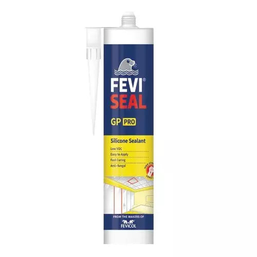 Feviseal GP Pro Silicon Sealant 280ml with nozzle (Clear)