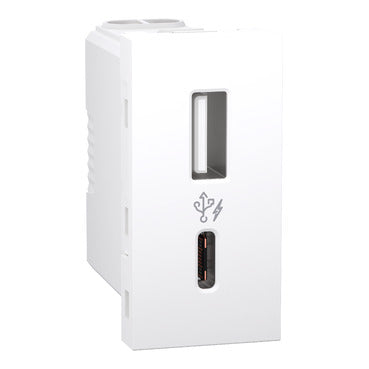 Unica USB Charger A+C type (1MD) 2.4A, 5V